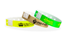 Custom Narrow Plastic Wristbands