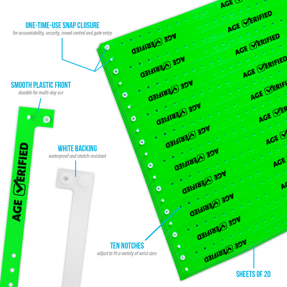custom plastic wristbands