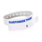 Custom Regular Cash Tag - 1 Tab Vinyl Wristbands