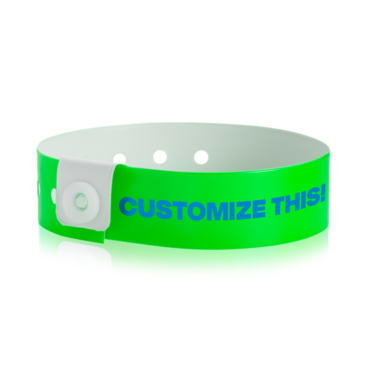 Custom Vinyl Wristbands | Long-term Admission Bracelets