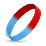 Red / Sky Blue Segmented