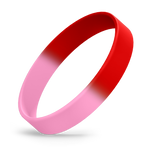 Red / Light Pink Segmented