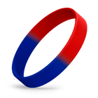 Embossed Printed - Custom Adult Silicone Wristbands