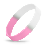 White / Pink Segmented