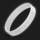 Debossed - Custom Silicone Wristbands