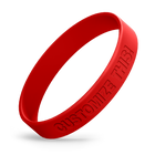 Rush Debossed - Custom Adult Silicone Wristbands