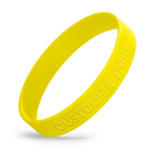 Embossed - Custom Silicone Wristbands