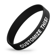 Ink Injected - Custom Adult Silicone Wristbands