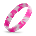 Hot Pink / White Swirl