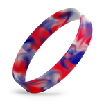 Red / White / Blue Swirl