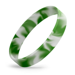 Green / White Swirl