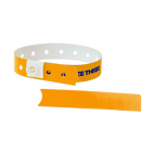 Custom Narrow Plastic Wristbands
