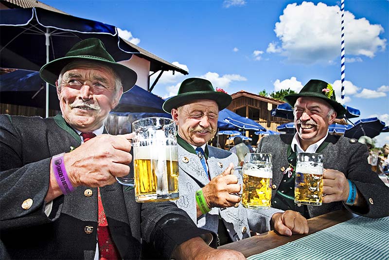 Oktoberfest celebration using wristbands