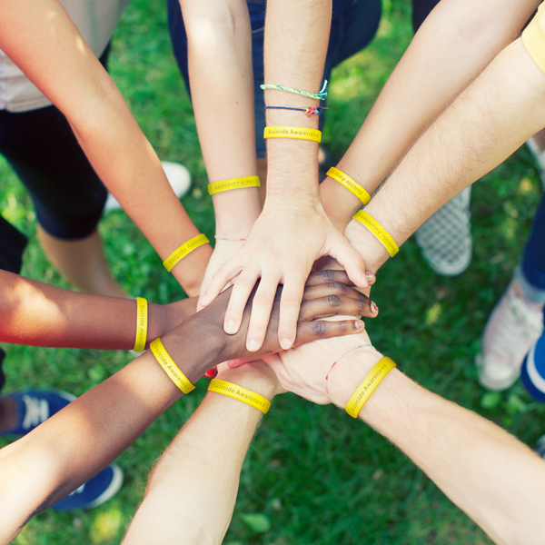 Government uses of custom silicone wristbands to raise awareness for mental health, drug use, environmental causes, and more