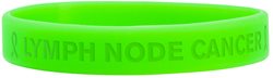 Green lymph node cancer silicone wristband