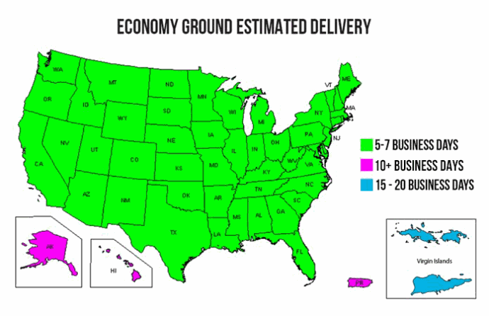 Economy Ground Estimated Delivery Info