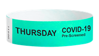 COVID-19 Screening Wristbands