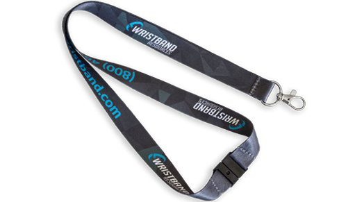 Full Color Personalize Lanyards with Your Name Company, School Logo, Business Name Custom Printed on Lanyards, Keys & ID Holder