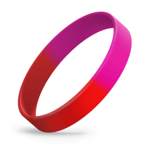 Red / Hot Pink Segmented