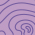 Purple Topographic Map