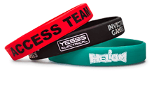 Order Custom Silicone Wristbands Online  RapidWristbandscom