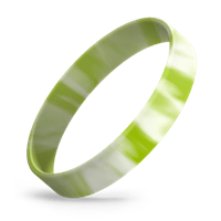 White/Lime Green Swirl thumbnail