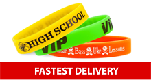Expedited Printed Silicone Wristbands