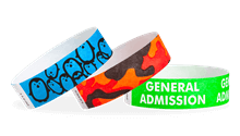 3/4" Design Tyvek® Wristbands