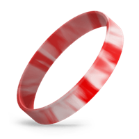 Red Amethyst Rubber Bracelets Green