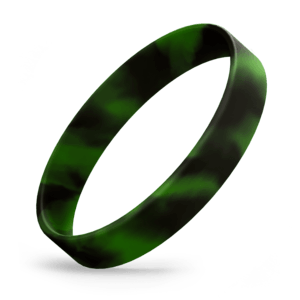 Black / Green Swirl