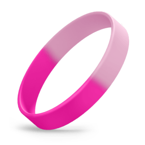 Hot Pink / Light Pink Segmented