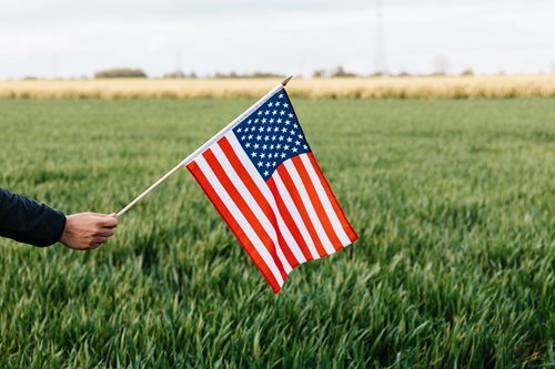 American flag rubber bracelets