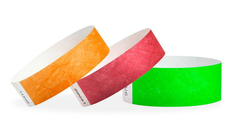 3/4 Tyvek Wristbands Berry Bright Purple 100 Count Event Identification Bands Paper - Like Texture Goldistock Original Series 