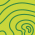 Green Topographic Map