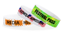 carnival wristbands tyvek