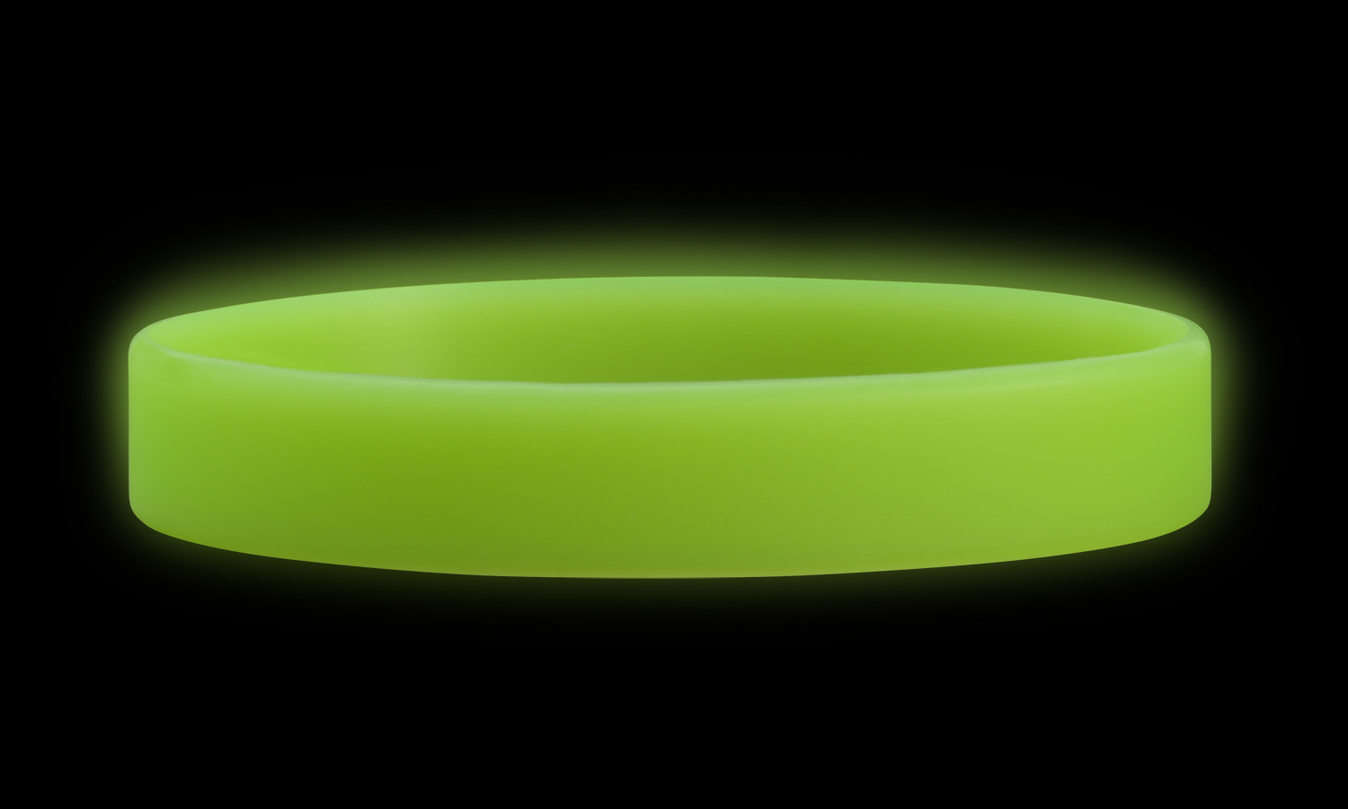 Ghost in Training Wristband Rubber Bracelet Adult Size Glow in The Dark! 