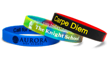 Custom 2025 debossed wristbands