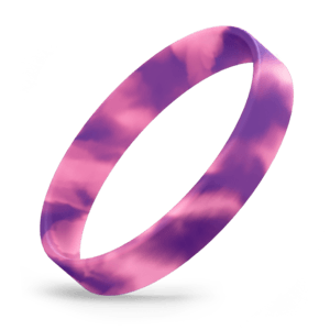 Light Pink / Purple Swirl