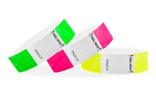 3/4" Tab-Free Tyvek® Wristbands