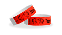 Download Custom Tyvek Wristbands Yellowimages Mockups