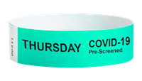 COVID-19 Screening Wristbands