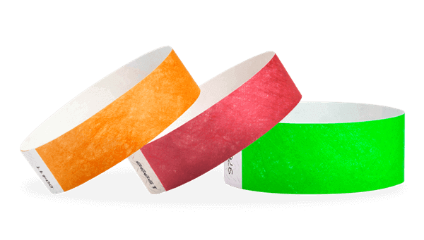 Tyvek Wristbands | Paper Wristbands with Free Shipping