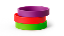 Solid Silicone Wristbands