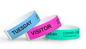 cheap custom wristbands tyvek