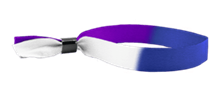 White Blue Purple Segmented