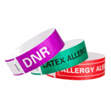 Alert 3/4" Tyvek® Wristbands