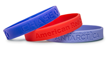 Debossed Silicone Wristbands