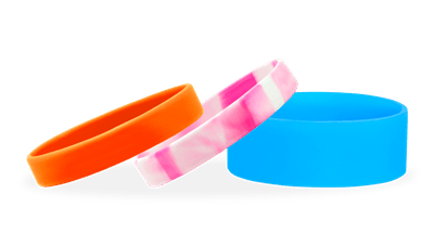 400 LOW PRICED HIGH QUALITY CUSTOM SILICONE WRISTBANDS 
