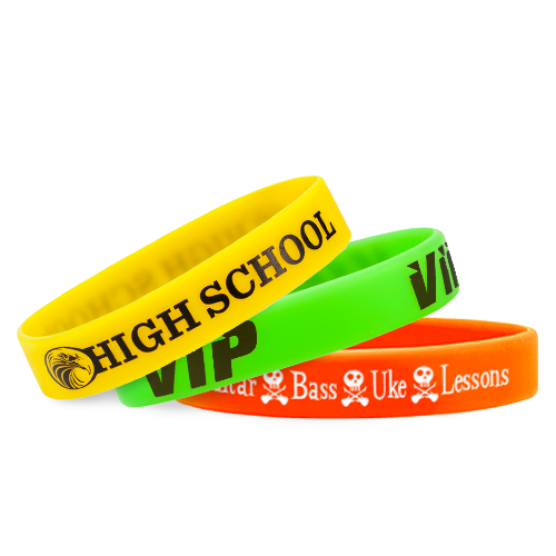 Extra Thin, Custom Silicone Wristbands & Bracelets