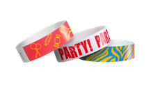 3/4" Design Tyvek® Wristbands